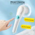 Maytto Electric Cleaning Brush 5 in 1 Magic Brush El ect ric C or d le ss Cleaning for Tub and One Touch Operation & 5 Replaceable Brush Heads For Kitchen Bathroom Toilet Washbasin. 