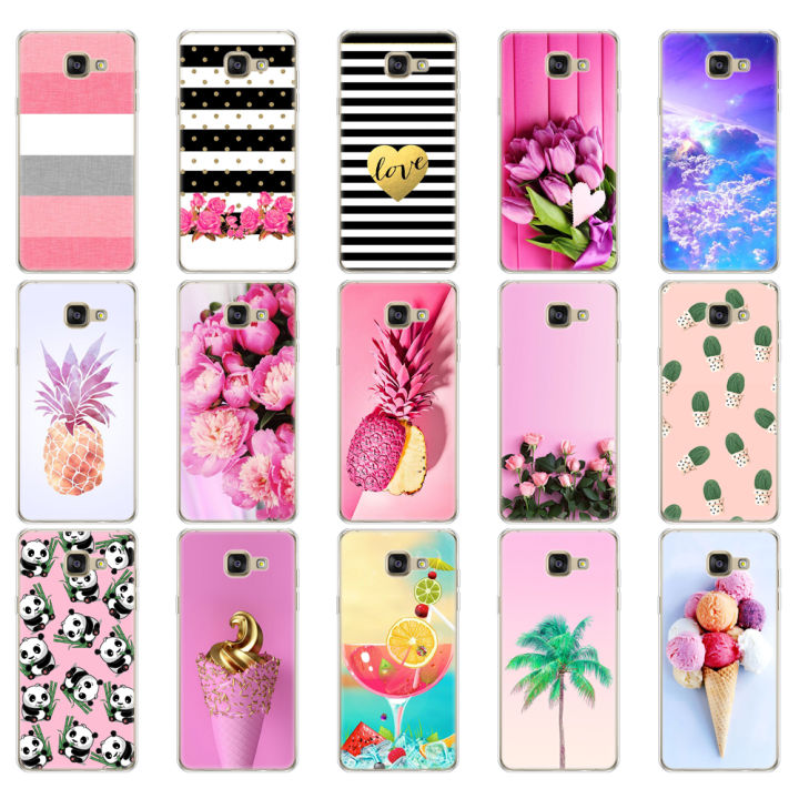 silicon%20case%20For%20Samsung%20Galaxy%20A7%202016%20A710F%20A710%20-A710F%20Case%20soft%20TPU%20Back%20Cover%20Capa%20For%20Samsung%20A7%202016%20A7%206%20pink%20summer%20-%20Image%204