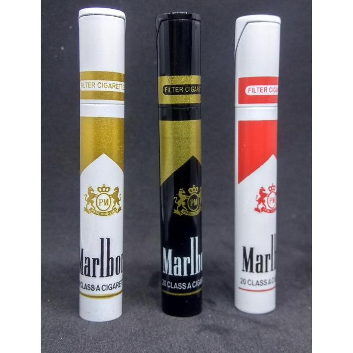 marlboro cigarette lighters Slim Gas Lighter Marlboro Multicolor 1 Pcs