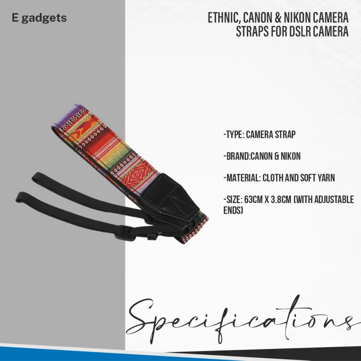 Ethnic,%20Canon%20&%20Nikon%20Camera%20Straps%20for%20DSLR%20Camera%20202%20,%20204%20,208%20-%20Image%202