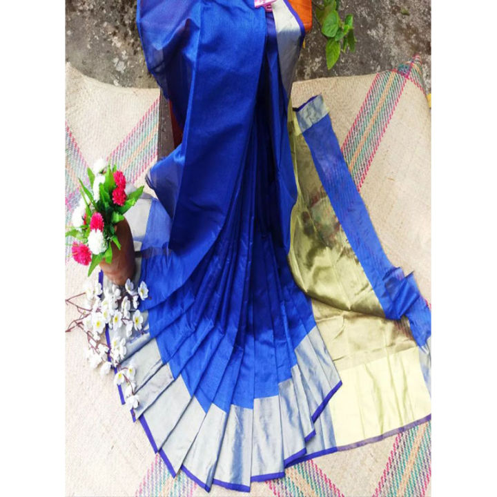 Multicolor Saree For Women Without Blouse Piece