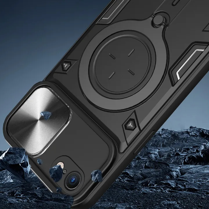 New%20Phone%20Case%20For%20iPhone%208%207%20Se%202020%20Cover%20Foldable%20360%20Degree%20Rotating%20Bracket%20Vehicle%20Mounted%20Sliding%20Hard%20Shockproof%20Rear%20Shell%20+%20Tempered%20Glass%20Screen%20Protector%20for%20iPhone%207%208%20Se%202020%20Case%20-%20Image%208