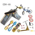 【Happy baby toy store】Two Wheel scooter deck bmx Fingertip Fingerboard shoes mini ramp skateboarding skate bicycle Set Gifts. 