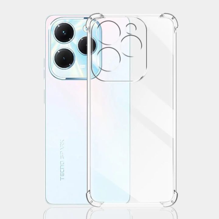 Infinix Hot 40i Premium Silicone Case Crystal Clear Soft TPU Ultra-Thin Transparent Flexible Protective Mobile Phone Back Cover