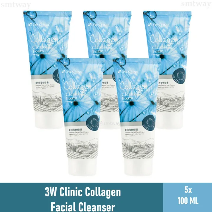 3W%20Clinic%20Collagen%20Cleansing%20Foam%20-%20Face%20Wash%20100ml%20-%20Image%205