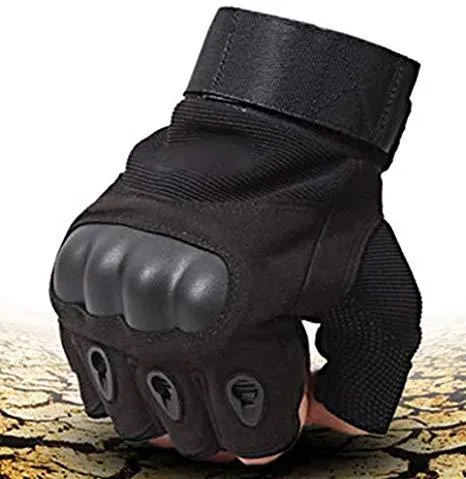 Motorcycle%20Gloves%20Half%20Finger%20Black%20(Size%20-L)%20-%20Hand%20Gloves%20For%20Bike%20-%20Image%208