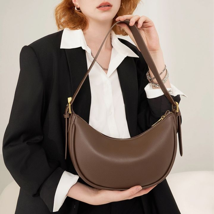 AVRO's MODA Brand Genuine Leather Shoulder Hobos Bags For Women Fashion Luxury Designer Handbag Female Retro Crossbody Tote Bag