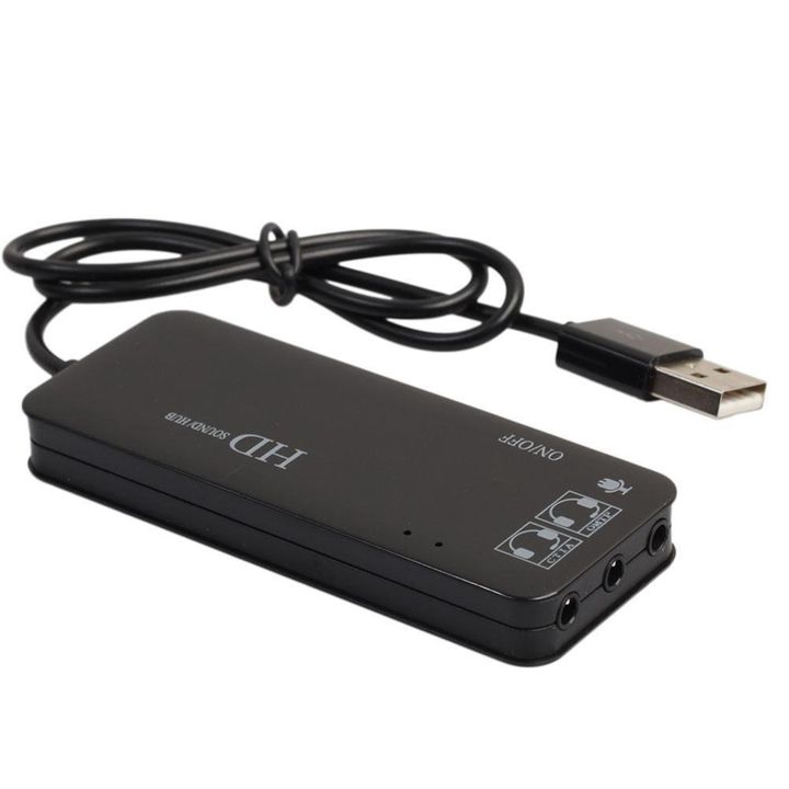 2X%203%20Port%20USB%202.0%20Hub%20External%207.1Ch%20Sound%20Card%20Headset%20Microphone%20Adapter%20for%20Pc%20Black%20-%20Image%203