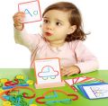 Wooden Creative Sticks And Rings Puzzle Intelligence Game Montessori Early Childhood Educational Toys For Children 3 Year Old. 