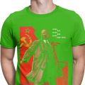 Hipster Male Shirt Lenin Will Live Tshirt Communism Marxism Socialism Funny Tee Shirt Awesome Fitness 3D T Shirt. 