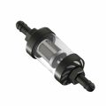 Chrome Glass 8mm Fuel Filter Universal Washable Car Fuel Filter For Motorcycle Boats Inline Petrol Diesel Filter. 