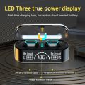 Tws wireless bluetooth 5.2 earbuds waterproof sport headset noise reduction hifi stereo headphones touch control earphone with led charging case.