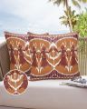 Indian Round Women's Pot Waterproof Pillow Cover Home Office Decoration Pillow Case Chair Sofa Cushion Cover.