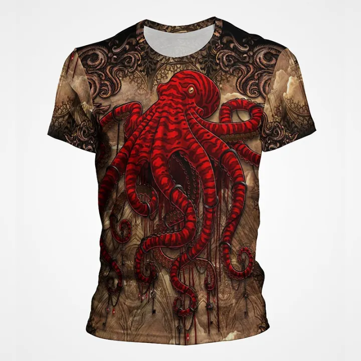 Ocean%20octopus%20graphic%20t%20shirt%20print%20T-shirts%20men%20vintage%20goth%20tee%20men's%20tshirt%20fashion%20summer%20short%20sleeve%203D%20anime%20printed%20tops%20-%20Image%202