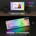 RK ROYAL KLUDGE S98 Mechanical Keyboard Top Mount TFT Screen 98 Keys RGB BT5.0/2.4G/USB-C Wireless Gamer Keyboard Hot Swappable. 