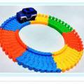 Diecast DIY Puzzle Toy Roller Coaster Track Electronics Toy Car Rail Car Toy for Children Random Color. 