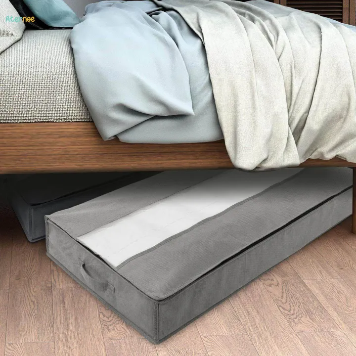 Foldable%20Underbed%20Bags,%20Clothes%20Comforters%20Storage%20Bag%20Breathable%20Zippered%20Organizer%20for%20Bedroom%20with%20Clear%20Window%20and%20Handles%20-%20Image%202