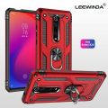xprmy for Redmi K20/K20 Pro/Xiaomi 9T/9T Pro phone Case Luxury Armor Shockproof TPU PC 2 in 1 360 Degree Rotating Holder Ring Back Cover.