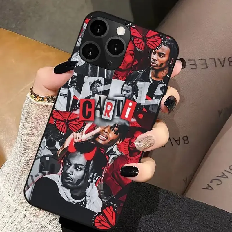 Playboi Carti Rapper Phone Case For iPhone 11 12 Mini 13 14 15 PRO