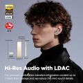 SoundPEATS Capsule 3 Pro Earbuds Futuristic Translucent Bluetooth 5.3 Wireless Earphones LDAC 6 Mic 43dB Hybrid Noise-Cancellation Gaming Mode Up to 8 hours Playtime.