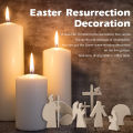 Wooden Easter Resurrection Decoration Wooden Decoration for Easter Scenes Easter Decoration Wooden Nativity Set. 