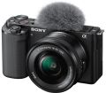 Sony ZV-E10 Mirrorless Camera (Body Only, Black).
