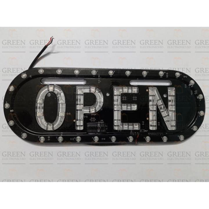 OPEN Text RGB LED Light Bulbs RGB Party LED 12V Multicolor Auto ...