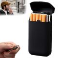 Small Cigarete Case Lighter Integrated USB Rechargeable Windproof Lighter Creative Split Cigarete Lighter Men's Gadget.