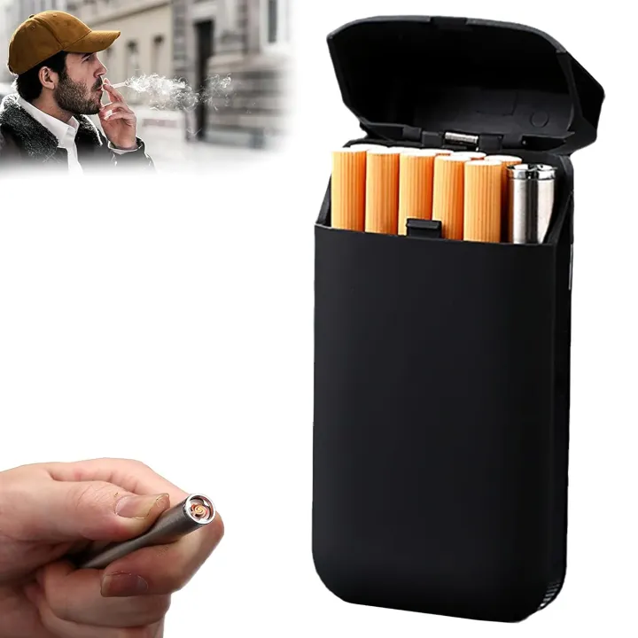 Small%20Cigarete%20Case%20Lighter%20Integrated%20USB%20Rechargeable%20Windproof%20Lighter%20Creative%20Split%20Cigarete%20Lighter%20Men's%20Gadget%20-%20Image%208
