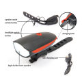 Super Bright 140 Lumen Lights 3 Modes, Special USB Rechargeable Bike Bike Horn and Light 250 DB with Multicology - Cycle Accessories.