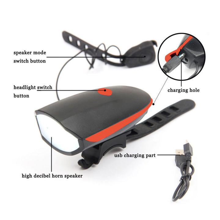 Super%20Bright%20140%20Lumen%20Lights%203%20Modes,%20Special%20USB%20Rechargeable%20Bike%20Bike%20Horn%20and%20Light%20250%20DB%20with%20Multicology%20-%20Cycle%20Accessories%20-%20Image%202