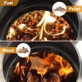 304 Stainless Steel Smokeless Fire Pit Outdoor Tools Two Layers Removable Ash Pan Outdoor Wood Bonfire with Storage Bag Camping Stove with Stand for Outside Patio. 