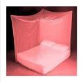 Mosquito Net Double Bed Size 6'' X 7 Fit. - Champagne Pink.