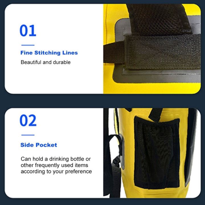 Waterproof%20Backpack%20-%20Outdoor%20Rucksack%20for%20River%20Tracing%20-%20Swimming%20Drifting%20-%20Beach%20Surfing%20-%2030L%20Large%20Capacity%20-%20500D%20PVC%20Mesh%20Cloth%20-%20Waterproof%20Level%20IPX6%20-%20Suitable%20for%20B-oa-ting,%20Exploring,%20Fishing,%20Climbing%20-%20Image%206