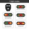 Wireless Bicycle Tail Indicator Light Turn Signals Remote Control With Signal Horn Usb Rechargeable Light - Cycle Accessories - Cycle Accessories - Cycle Accessories. 