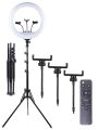 RL-18 Ring Light Photography, Live Broadcasting and Self-portrait with stand stand for Smartphone.