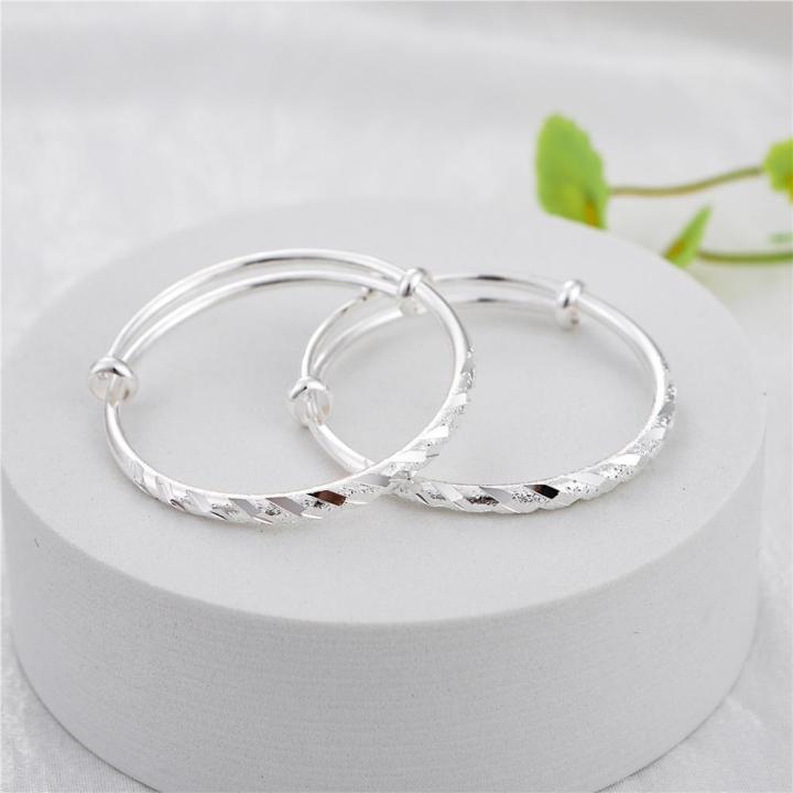 %E3%80%90Beiver%20Jewelry%20Store%20%20%E3%80%91Ethlyn%202pcs/lot%20Adjustable%20Silver%20Color%20Baby%20Bangles%20Bracelets%20Jewelry%20Best%20Gift%20for%20Girls%20Kids%20-%20Image%205