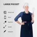 Cotton Printed Kitchen Apron (Free Size) - Stay Clean And Stylish While Cooking Free-Size Cotton Printed Kitchen Apron.