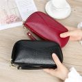 New Korean Style Fashion Women's Long Clutch Women's Large Capacity Bag Zipper Wallet Clutch Bag. 