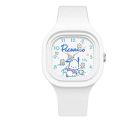 New Kids Cartoon Square Silicone Officer Nuppy Big Eared Dog Watch Pudding Boys Girls Quartz Watch. 