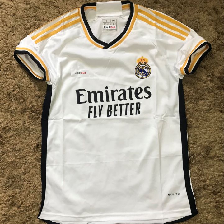 Real Madrid Home Jersey 23/24 Fan Version Short Sleeves Football Jersey - Real Madrid Jersey