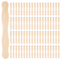 8Inch Fan Handles or Wooden Spatula or Paint Mixing Pack 300 Craft Popsicle Sticks for DIY Crafting Supplies Kit.