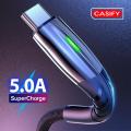 CASIFY CT02 01 5A Type C Cable Fast Charging Cable Braided Metal Cable. 