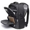 Bange BG-1922 16 inch Men Oxford Fabric Waterproof Backpack with USB Port(Black). 