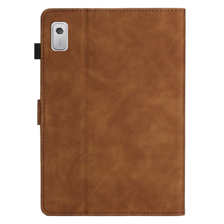 (New)Coconut%20Tree%20Embossed%20Leather%20Case%20For%20Lenovo%20Tab%20M9%20TB-310FU%20-%20Image%203