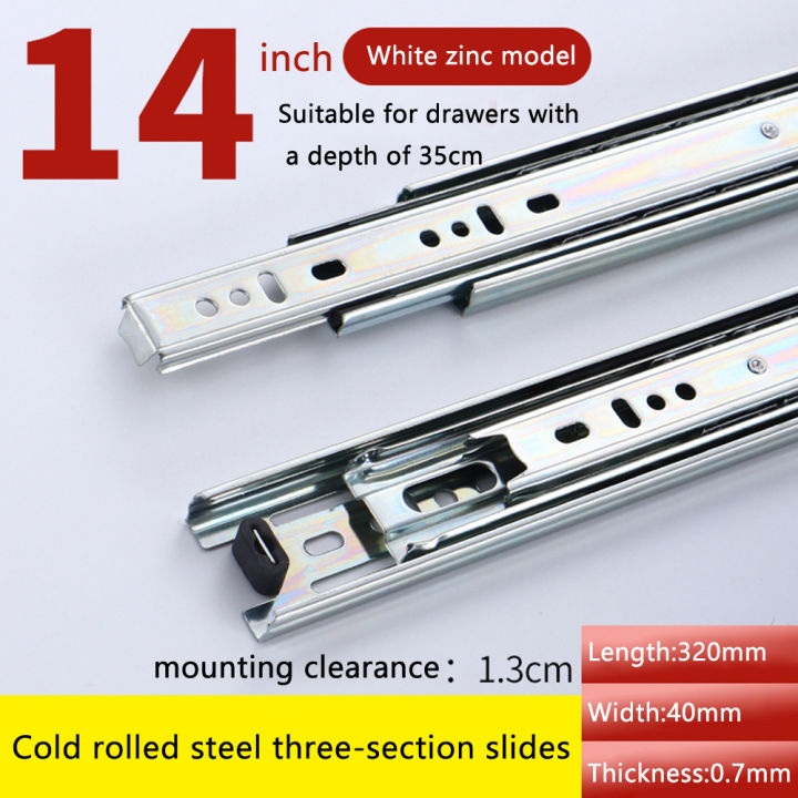 12-16%20inches%20Stainless%20Steel%20Drawer%20Slides%20Soft%20Close%20Drawer%20Track%20Rail%20Sliding%20Three-Section%20Cabinet%20Slides%20Furniture%20Hardware%20-%20Image%204