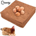 Qiunery 6pcs Chicken Nest Box Liners, Chicken Coop Bedding, Chicken Bedding Nest Liners, Non Disposable Poultry Supplies, Wooden Laying Hen Nesting Pads 12.99x12.99 Inches.