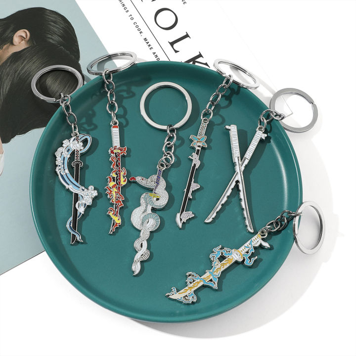 Anime%20Demon%20Slayer%20Katana%20Keychain%20Tanjiro%20Inosuke%20Agatsuma%C2%A0Zenitsu%20Key%20Ring%20Manga%20Fans%20Souvenir%20Collect%20Men%20Women%20Gift%20-%20Image%202