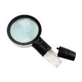Chuda 110 Large Area Elderly Reading 3 Piece led Magnifying Glass Glass Lens Hand-Held Magnifying Glass Jewelry. 