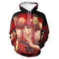 Boy Girl Kids Cool Clothes Slam Dunk Cartoon Anime 3D Print Cartoon Casual Swearshirts Men Women Children Harajuku Style Hoodies.